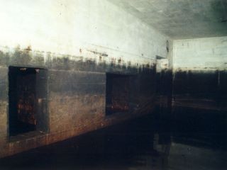 Bunker bei Niedrigwasser